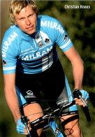 Carte Cyclisme Cycling Ciclismo サイクリング Format Cpm Equipe Cyclisme Pro Team Milram Christian Knees Allemagne Superbe.Etat - Wielrennen