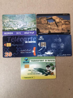 5 Different Cards Lot - Colecciones