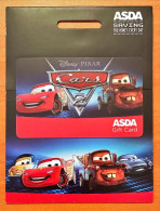 Disney Pixar Cars Asda Gift Card For Collection - Disney