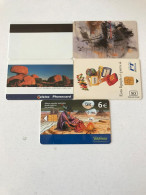 5 Different Phonecards - Verzamelingen