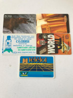 5 Different Phonecards - Collezioni