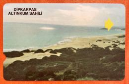 Turkish Republic Of Northern Cyprus Dipkarpas Altınkum Coast/Seaside Phonecard For Collection - Chipre