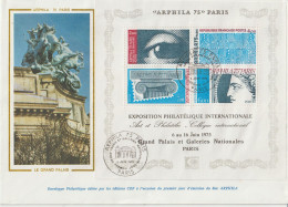 France FDC Grand Format 1975 Arphila BF 7 - 1970-1979