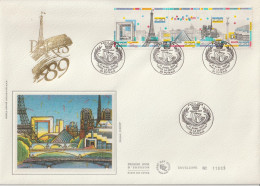 France FDC Grand Format 1989 Panorama De Paris BC2583A - 1980-1989