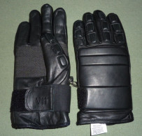 Polizia Guanti Tattici Pesanti Ordine Pubblico - Nuovi - Italian Police Leather Gloves - NOS - Vega Holster (267) M Size - Policia