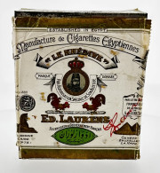 Ancienne Boite à Cigarettes Vide En Métal. Ed. LAURENS, "LE KHEDIVE". - Cajas Para Tabaco (vacios)