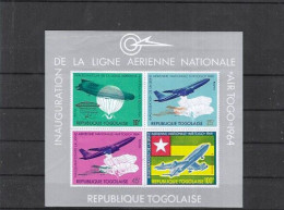 Togo Nº HB 14 Doble Parte Superior Izquierda  No Perjudica A Los Sellos - Togo (1960-...)