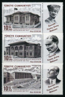 Türkiye 2020 Mi 4573-4575 MNH ATATÜRK And National Assembly Buildings - Ungebraucht