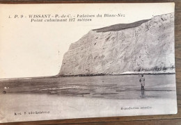 CPA WISSANT 62 Falaises Du Blanc Nez, Point Culminant 117 Mètres - Wissant