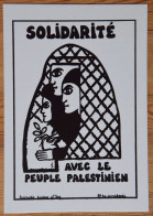 Solidarité Avec Le Peuple Palestinien - Dessin De Jacques Lardie - Tirage Limité (n° 51 / 85 Ex.) - (n°27392) - Palestine