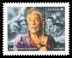 Canada (Scott No.3302 - Christopher Plummer) [**] 2021 Water Activated - Neufs