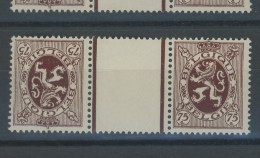 KT.12  **. 75c Brun Interânneaux **    Postfris. Cote 425,-€ - Neufs