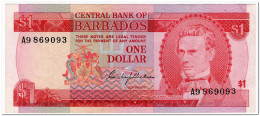 BARBADOS,1 DOLLAR,1973,P.29,VF-XF - Barbades