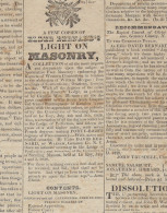PAWTUCKET HERALD And INDEPENDENT INQUIRER N°6 28 Octobre 1829 - 2 Articles Maçonnique @ Antimaçonnique - Other & Unclassified