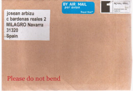 REINO UNIDO CC ETIQUETA LABEL POSTAGE PAID - Briefe U. Dokumente