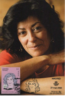 SPAIN. MAXICARD FIRST DAY. WRITER ALMUDENA GRANDES. 2022 - Tarjetas Máxima