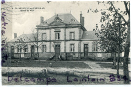 - St -SULPICE  Les FEUILLES - ( Haute-Vienne ), Hôtel De Ville, Splendide, épaisse, écrite, TTBE,  Scans. - Saint Sulpice Les Feuilles