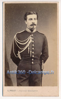 Photographie XIXe CDV Portrait D'un Homme Militaire Gendarme Circa 1865 Photographe Prevot Paris - Old (before 1900)