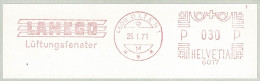 Schweiz / Helvetia 1971, Freistempel / EMA / Meterstamp Lamego Olten, Lüftungsfenster - Usines & Industries