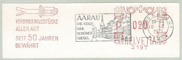 Schweiz / Helvetia 1971, Freistempel / EMA / Meterstamp Aarau, Spreizdübel / Cheville / Anchor, Bau / Construction - Usines & Industries