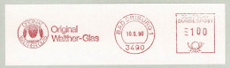 Deutsche Bundespost 1990, Freistempel / EMA / Meterstamp Walther-Glas Bad Driburg, Verre / Glass, Bau / Construction - Usines & Industries