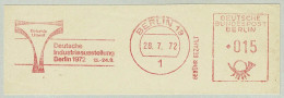 Deutsche Bundespost Berlin 1972, Freistempel / EMA / Meterstamp Deutsche Industrieausstellung - Usines & Industries