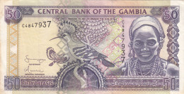 CRBX0272 BILLETE GAMBIA 50 DALASIS MBC - Gambie