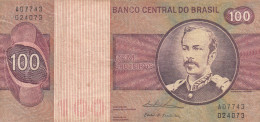 CRBX0276  BILLETE BRASIL 100 CRUZEIROS BC - Brésil