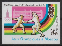 GUINEE   PA 139 * *  NON DENTELE  JO 1980  Escrime - Fencing