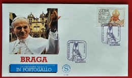 PORTUGAL 1982 BRAGA FATIMA VISIT POPE JOHN PAUL ONE YEAR AFTER ASSASSINATION ATTEMPT ON THE POPE - FDC