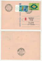 Amérique // Nations Unies // Office De Genève // Entier Postal Recommandé Pour Lausanne - Briefe U. Dokumente