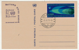 Amérique // Nations Unies // Office De Genève // Entier Postal Cachet Du 21.12.1973 - Cartas & Documentos