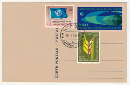 Amérique // Nations Unies // Office De Genève // Entier Postal Cachet Du 19.11.1976 - Brieven En Documenten