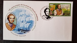 Polynesia 2022 Polynesie Charles DARWIN 140th Ann Death Boat Fruit Bananas 1v FDC PJ - Unused Stamps