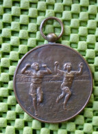 Medaille - A.G.V Excelsior Gymnastiekvereeniging Utrecht 1935 -  Originalscan !! - Ginnastica