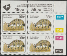 South Africa RSA - 1993 - Sixth 6th Definitive Endangered Fauna - 55c Aardwolf - Ungebraucht