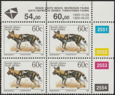 South Africa RSA - 1993 - Sixth 6th Definitive Endangered Fauna - 60c Cape Hunting Dog - Ungebraucht