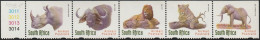 South Africa RSA - 1998 (1997) - Sixth 6th Definitive Redrawn Endangered Fauna - Big Five - Neufs