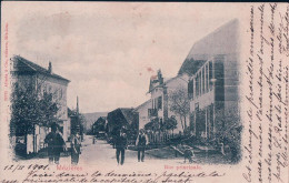 Mézières VD, Rue Principale Animée (13.2.1901) - Jorat-Mézières