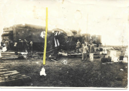 54 339 WW1 WK1 DAMPVITOUX ENTRE CHAMBLEY VIGNEULLES DERAILLEMENT TRAIN SOLDATS ALLEMANDS 1915 - Chambley Bussieres