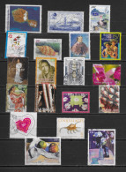 POLYNESIE FRANCAISE LOT 19 TIMBRES EMIS ENTRE 1992 ET 2009 - Oblitérés