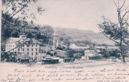 Cossonay Gare, Grands Moulins, Chemin De Fer, Gare, Train Et Funiculaire (1.3.1901) - Cossonay