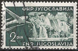 Yugoslavia 1951 - Mi 645A - YT Pa 33 ( Plane & Plitvice Waterfall ) - Luchtpost