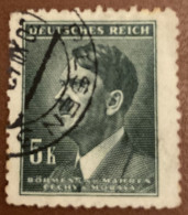 Bohemia & Moravia 1942 Adolf Hitler, 1889-1945 5.00 K - Used - Gebraucht