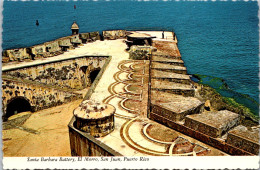 Puerto Rico San Juan El Morro Fortress Santa Barbara Battery - Puerto Rico