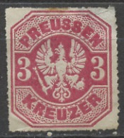 Allemagne Prusse - Germany - Deutschland 1867 Y&T N°25 - Michel N°24 Nsg - 3k Armoirie - Neufs