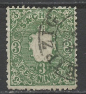 Allemagne Saxe - Germany - Deutschland 1863-67 Y&T N°13 - Michel N°14 (o) - 3p Armoirie - Sachsen