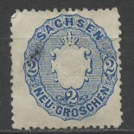 Allemagne Saxe - Germany - Deutschland 1863-67 Y&T N°16 - Michel N°17 Nsg - 2n Armoirie - Sachsen