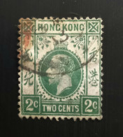 Hong Kong 1912 King George V Of The United Kingdom – 2c Oblitéré - Usados