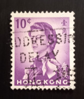 Hong Kong 1962 Queen Elizabeth II - Watermark Upright 10c Used - Usati